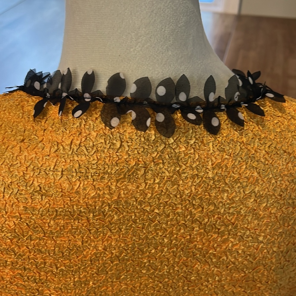 Berek Crinkle Art-to-Wear Reversible Marigold Yellow/Animal Print Jacket - Picture 6 of 11